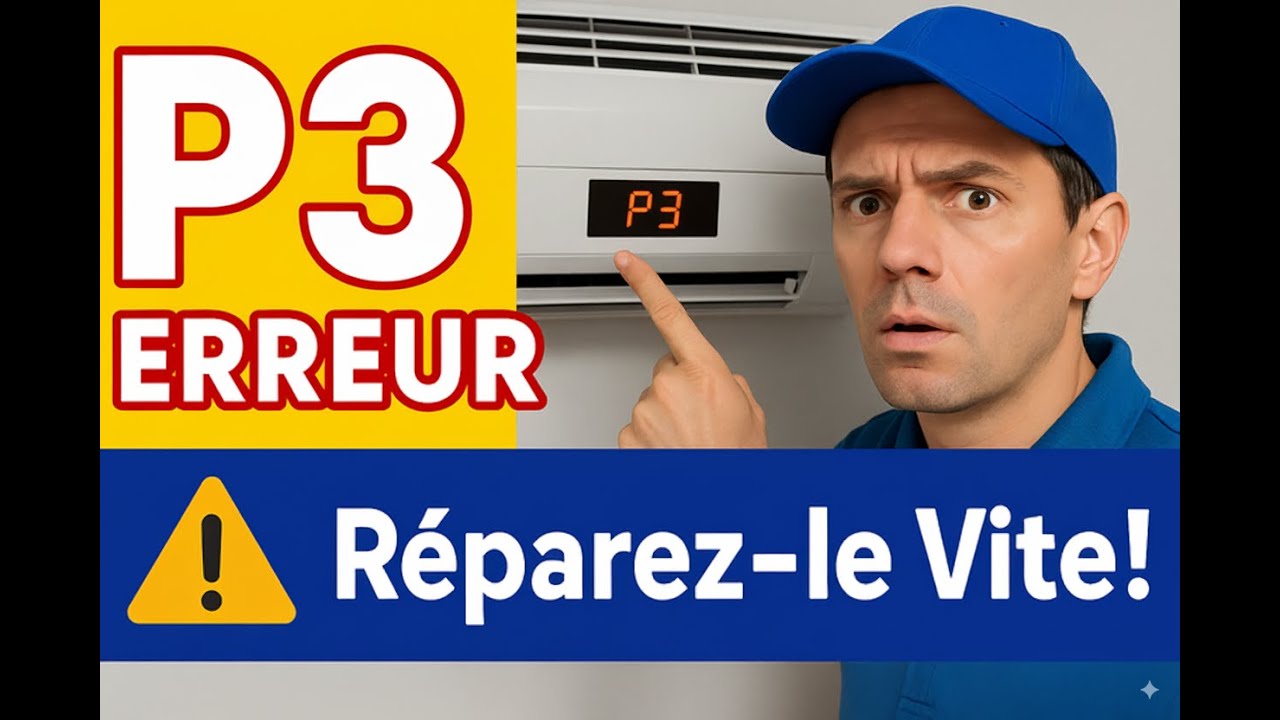 Code d'erreur P3 dans la climatisation : Signification, Causes, Solutions