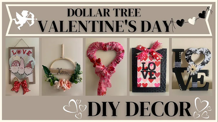🤍DOLLAR TREE VALENTINES DAY DIY DECOR 2023. MUST TRY! 🤍
