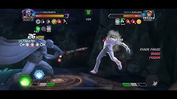 MCoC Gorr vs Arcade on node 49 (house of mirror, stunning reflection, polka dot)