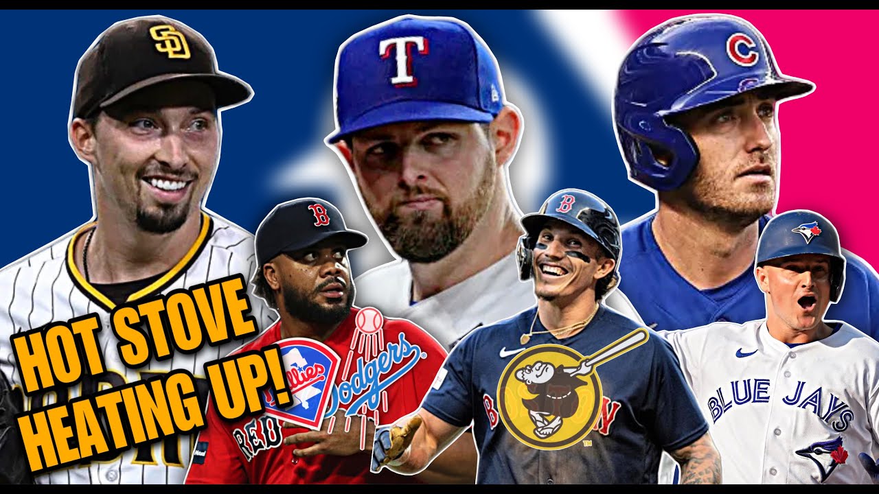 MLB Hot Stove HEATING UP; Rangers OUT on Montgomery? Red Sox TRADING