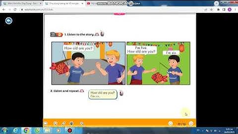 Unit 7. Numbers -lesson 3 Tiếng Anh lớp 1(I learn smart start 1)
