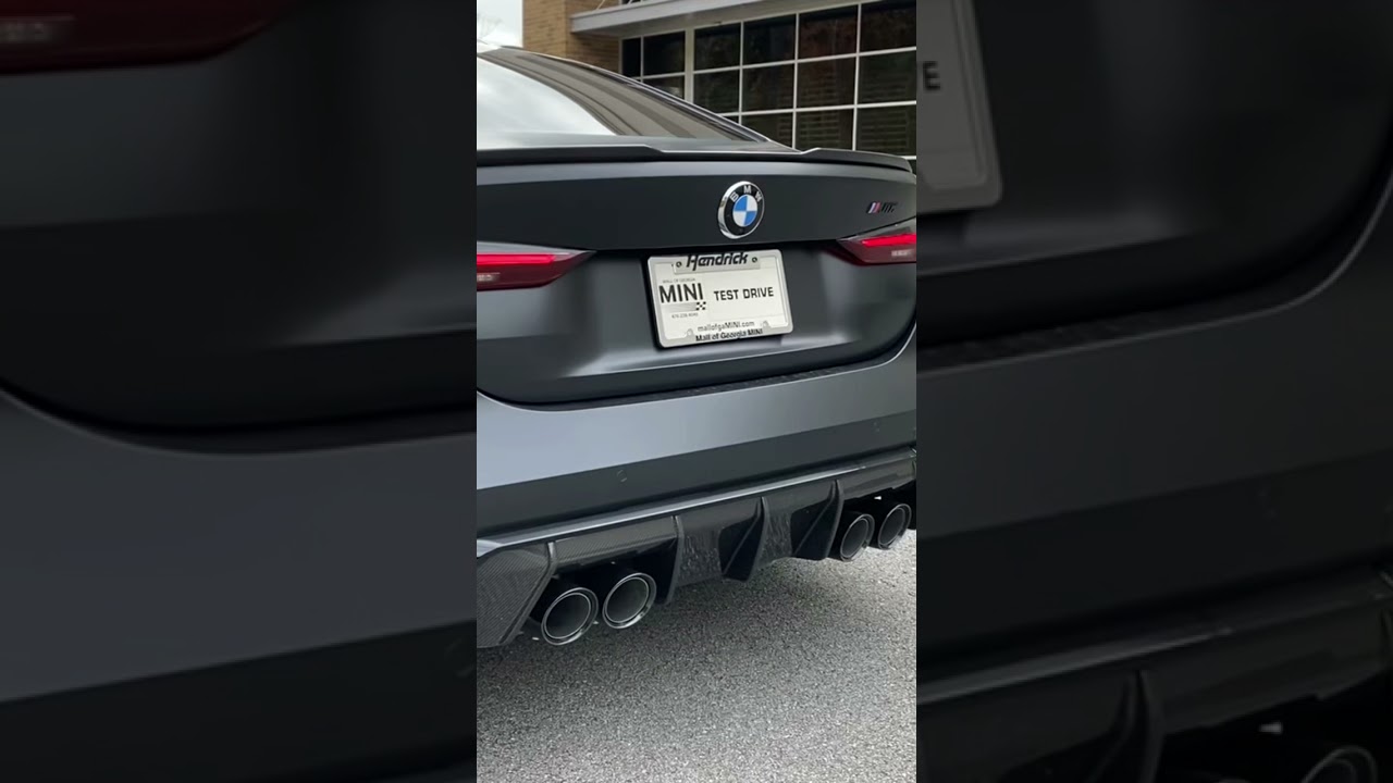 2022 BMW M4 Competition x Kith exhaust - YouTube