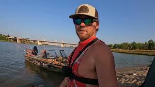 Camping Below A MASSIVE SPILLWAY in the middle of The LARGEST RIVER in the U.S!!! (Camp & Cook!!!)