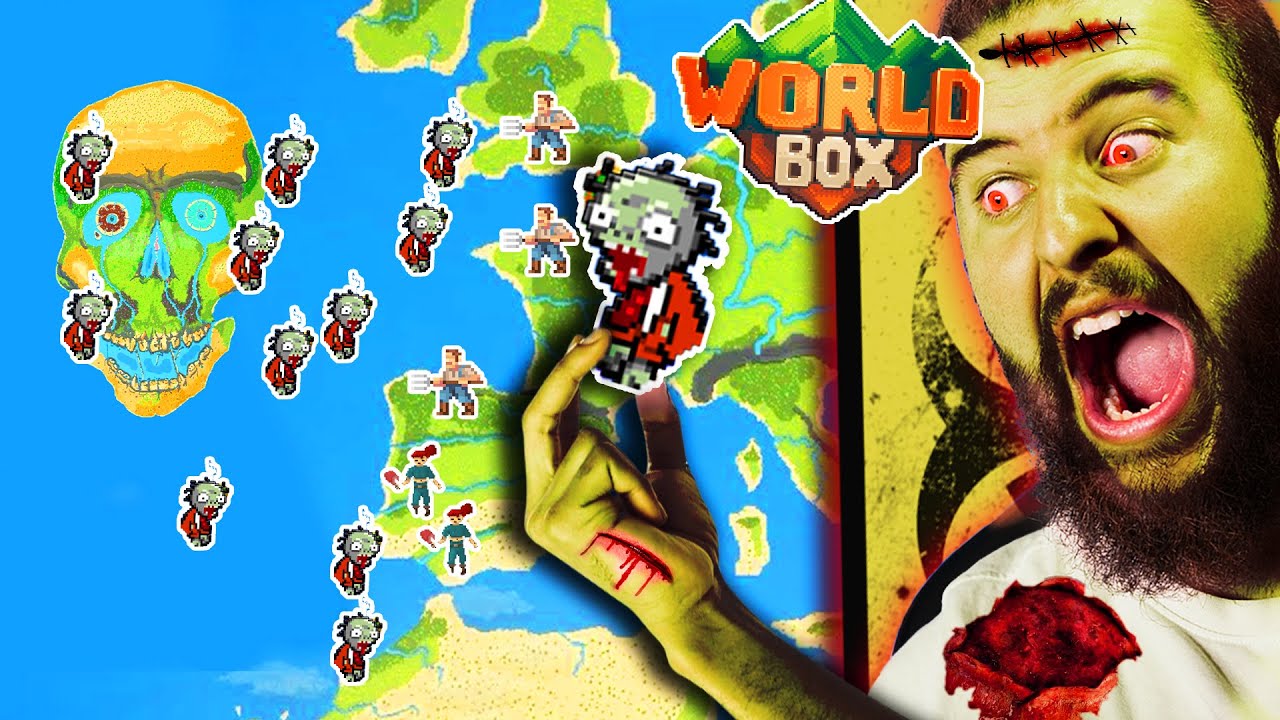 Los ZOMBIES Atacan EUROPA!!! | Simulador de Dios | WORLDBOX