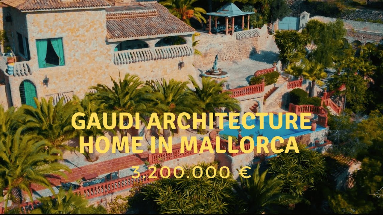 Unique property GAUDI style architecture home for 3.200.000€ in Mallorca
