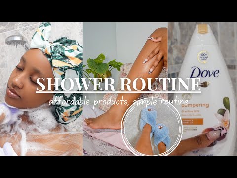 MY SIMPLE & AFFORDABLE SHOWER ROUTINE | BODY CARE + SOFT SKIN ROUTINE