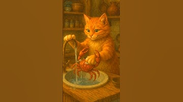 cat daily routine #cat #viral #cute #ai #cartoon #funnycartoon #edit #funny #anime #animation #short