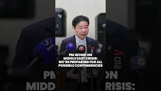 Price Impact A Concern Pm Wong On Middle East Conflict
