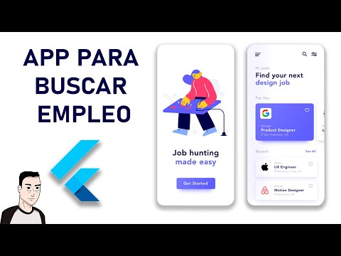 Crear app con Flutter | Flutter UI - App para buscar empleo