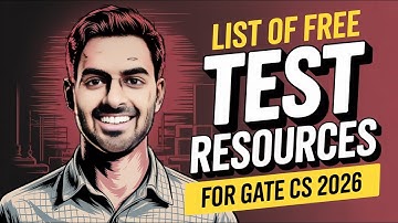 List of FREE Test Resources for GATE CSE 2026 | Practice Like a Topper! | #gate2026 #gatecse