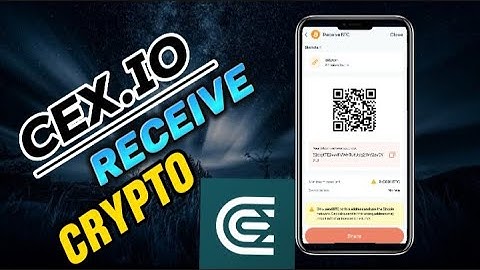 How To Receive Crypto on CEX io Exchange