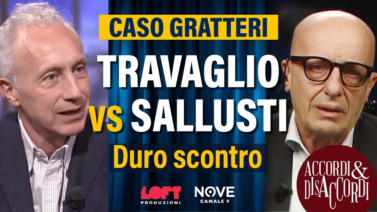 Caso Gratteri: Travaglio vs Sallusti - Duro scontro