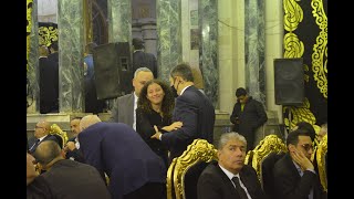 جمال و علاء مبارك يقدمان واجب العزاء في فريد الديب Jamal and Alaa Mubarak at funeral of Farid ElDeeb