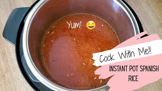 Instant Pot Spanish Rice Recipe! | Cook With Me