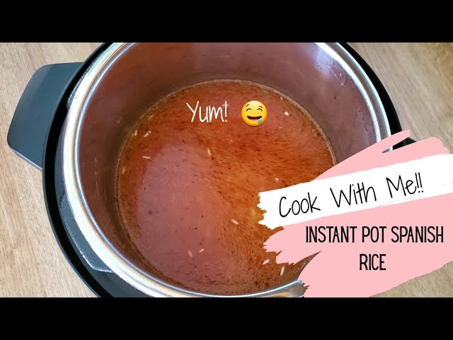 Instant Pot Spanish Rice Recipe!