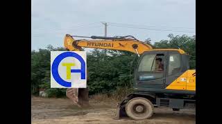 Tonghao Used Hyundai 150W Wheel Excavator