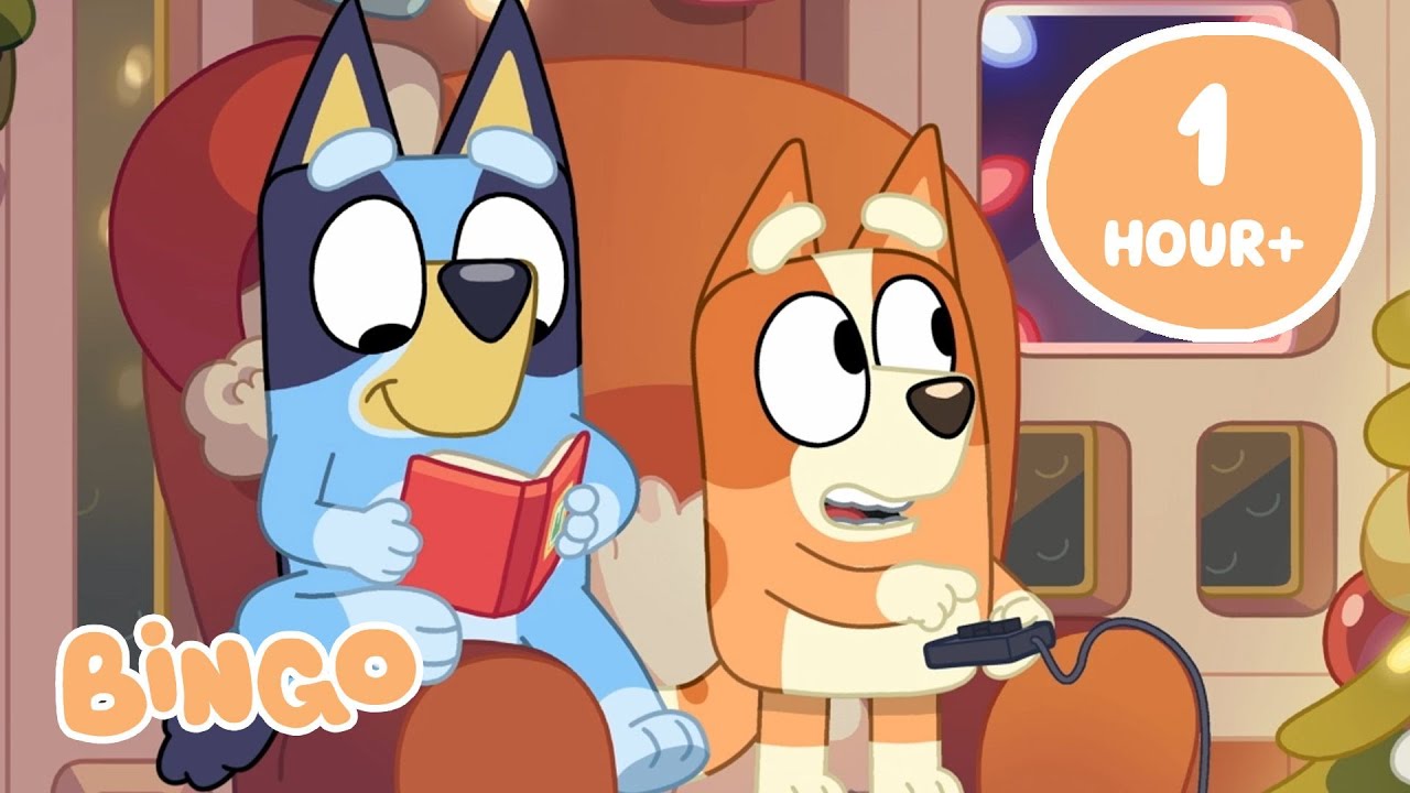 🔴LIVE: Bingo at Christmas! 🎅 🧡 | Best Festive Bluey and Bingo Moments ✨ | Bingo