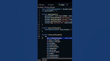OTP Generate and Verification create in [HTML, CSS & JS] programming #asmr #programming #htmlcssjs