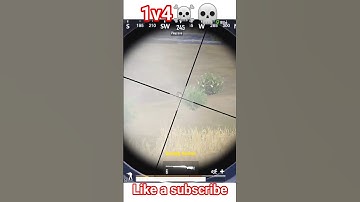 I Survived The Impossible 1v4 Challenge In PUBG Mobile!#shorts