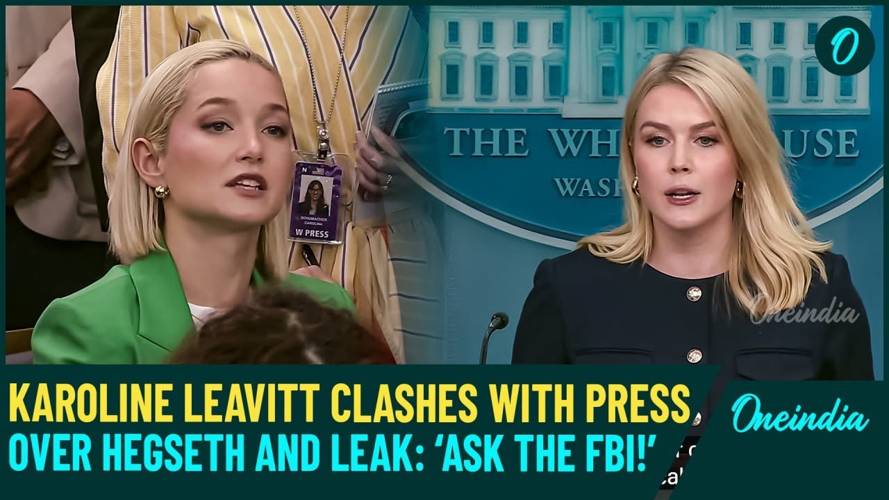 ‘Ask the FBI’: Karoline Leavitt SHUTS Reporter| Fiery Press Briefing