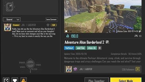 Bgmi wow Parkour map code 27426 |Adventure alice borderland 2 | #bgmi #bgmilive #pubg #pubgmobile