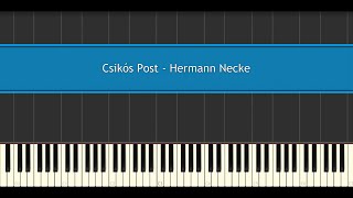 Video thumbnail of "Csikós Post - Hermann Necke (Piano Tutorial)"