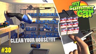 Cigarettes! Shower! - Cleaning the House | My Summer Car Beta