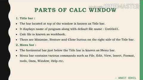 Std-10//Subject-Computer//Chapter-5//Introduction to Calc//Explanation//By-Pathan Shahrukhkhan A