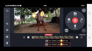 Cara membuat effect api di tangan.