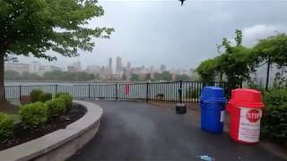 NYC Thunderstorm Rain Walk | Astoria, Queens to Rainey Park (July 6, 2020) - ASMR
