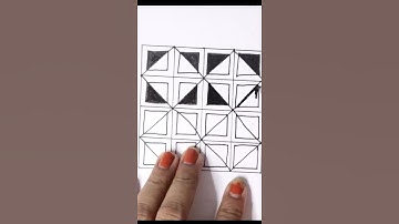 DOODLE ART Tangle Pattern #Shorts #Artwork #Zentangle #Tangle #satisfy #Satisfying #drawning #draw