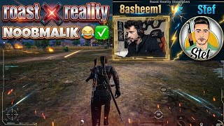 NOOBMALIK Exposed? Roast X Reality Game Highlights | 8asheem1 vs Stef