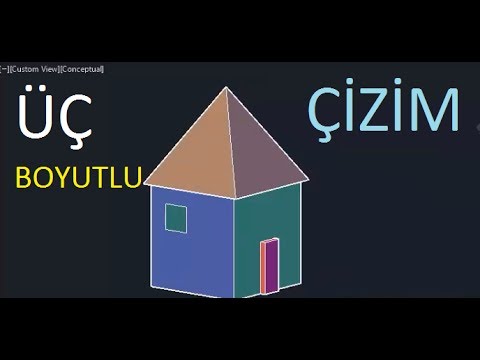 Autocad 7 Autocad 3 Boyutlu Cizim Youtube