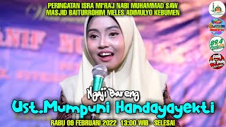 LIVE Ngaji Bareng Ustadzah MUMPUNI - Masjid BAITURROHIM Meles Adimulyo Kebumen