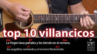 10 Mejores villancicos para tocar en guitarra 2018 con Acordes |  Guitarraviva - YouTube