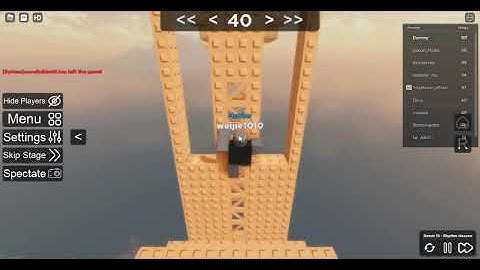 Generic No Jumping Difficulty Chart Obby (Speedrun) 0-69