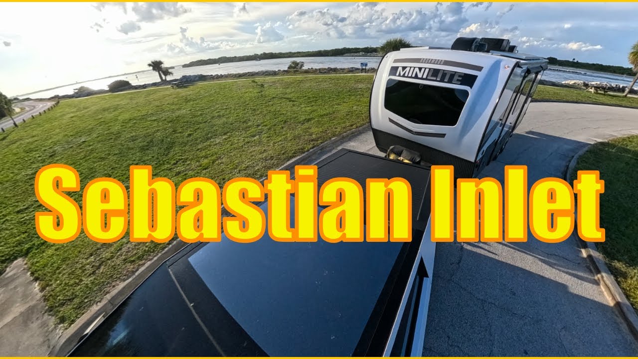 Sebastian Inlet State Park Campground Review | Manatees, Dolphins & Cybertruck RV Life!