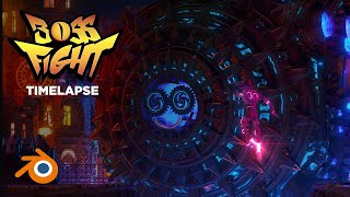 Boss Fight Challenge - Timelapse - DSZarts - (@pwnisher)