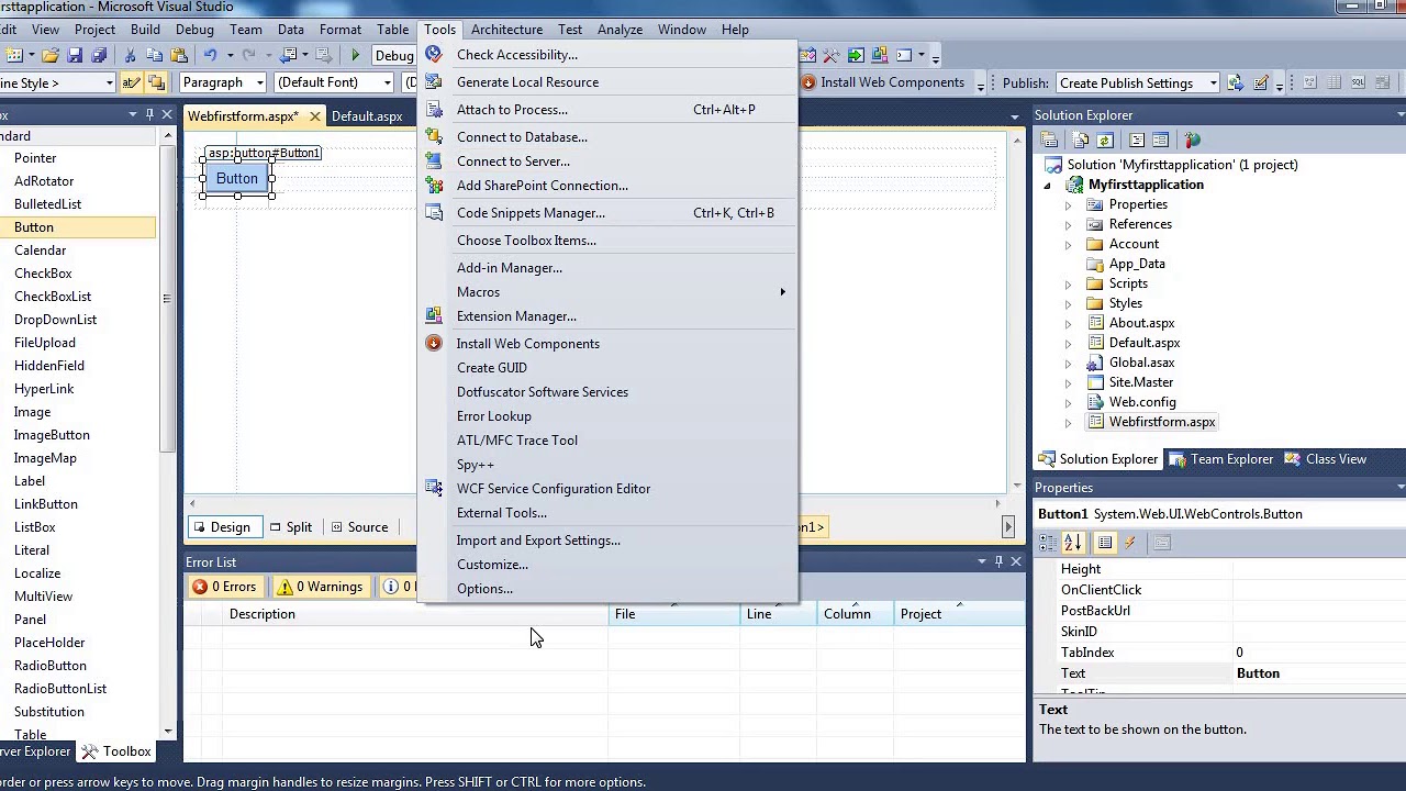 Asp Position Absolute Position for Controls in Asp.Net - YouTube