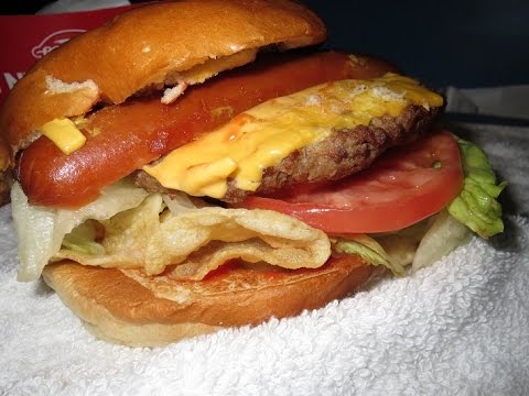 Hardee's Most American Thick Burger Taste Test [in HD!] - YouTube