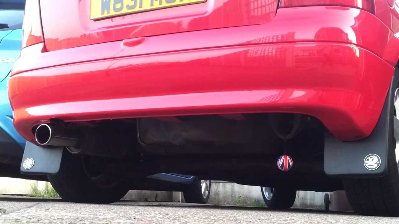 Vauxhall Astra loud exhaust system YouTube