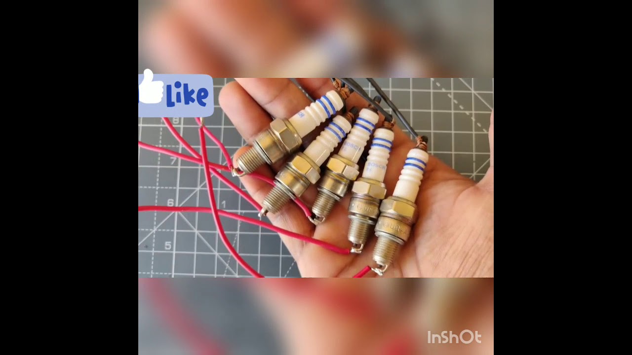 Spark plug fire energy Generator..... 😲 YouTube