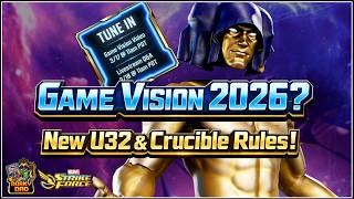 What Does This Blog Even Mean? | New Crucible U32 & Season Rules!| Marvel Strike Force | MSF