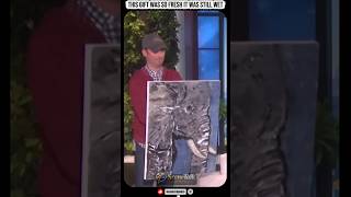 Johnny Depp Surprise Elephant Gift: A Touching, Wet Surprise! #JohnnyDepp #shorts
