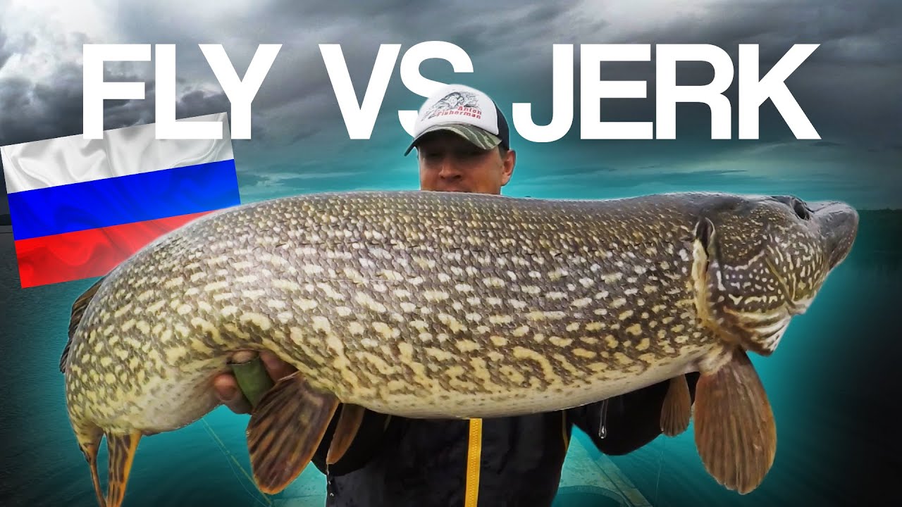 FLY VS JERK - Siberia Edition (Pike Fishing in Russia) 