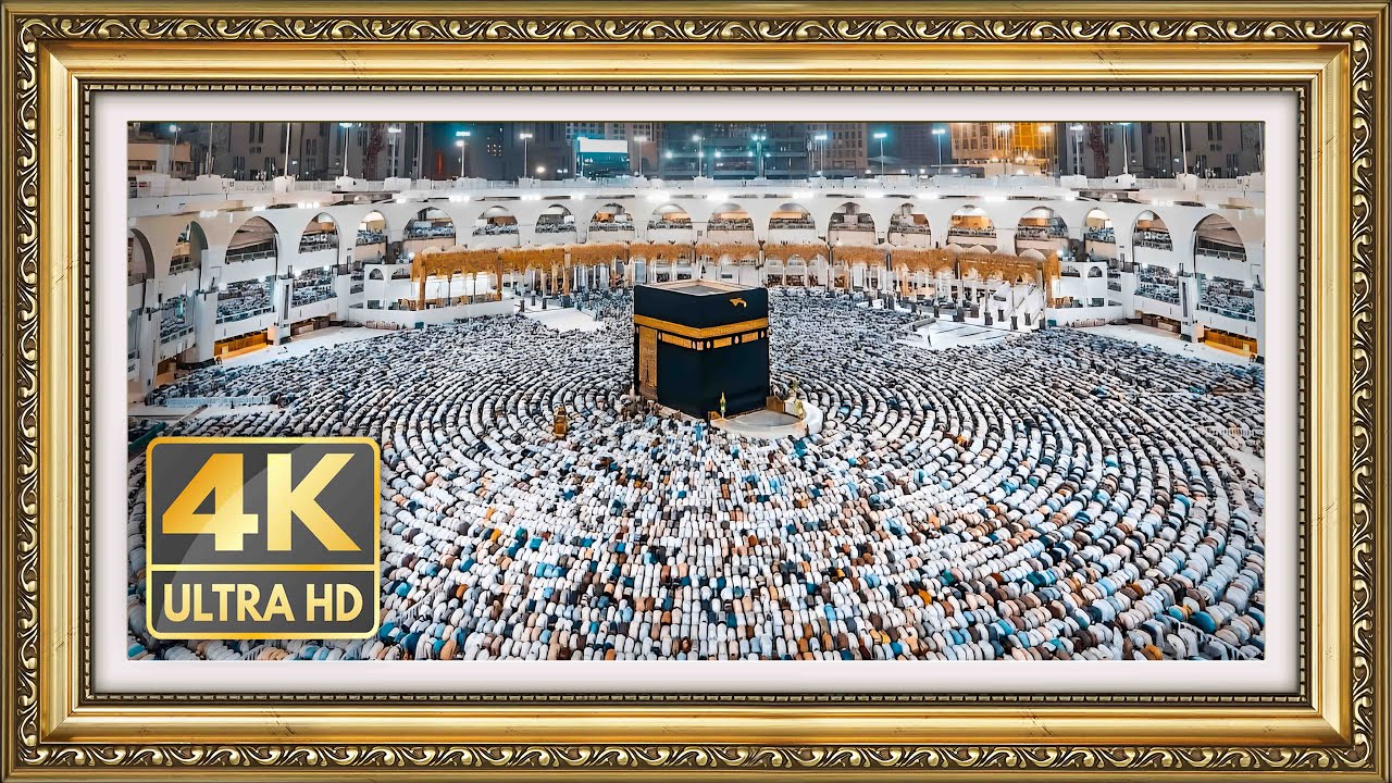 The Silence Framed Art 🔇Screensaver Smart TV Realistic Photo of Makkah  الكعبة The Art Corner Tv 4k