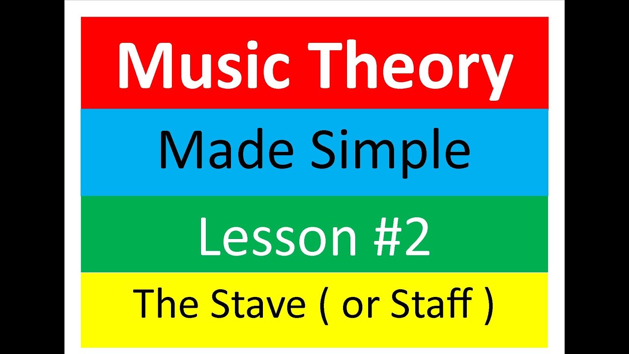 The Stave (or Staff) Music Theory Made Simple - in minutes - YouTube