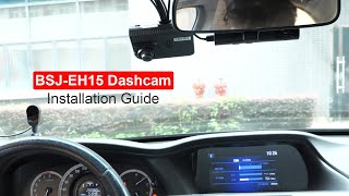 BSJ EH15-V1 Dashcam Installation Guide | ADAS and DMS-Intelligent Driving Assistance