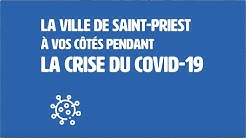 La Ville de Saint-Priest à vos côtés pendant la crise du Covid-19