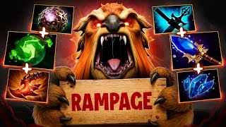 Earthshaker Vs Brood Mother One Shot Rampage40 Kills Dota 2 Gameplay